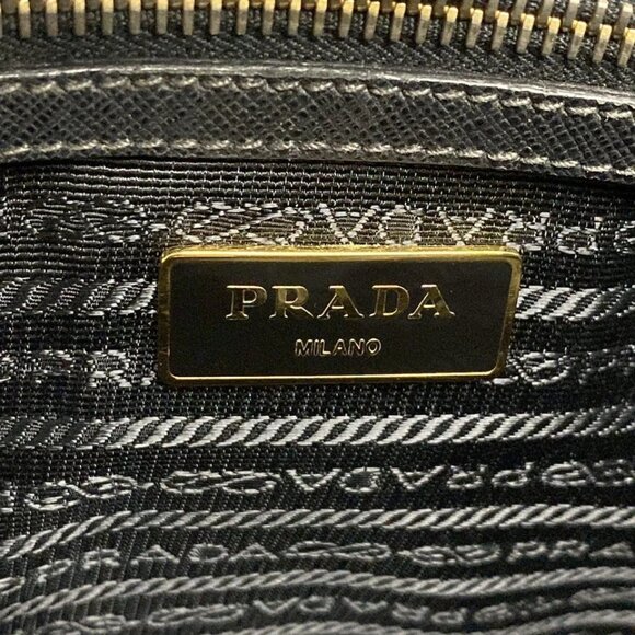 PRADA Galleria Bag Black Saffiano Lux (Leather) Tote Bag 624-080825 - Picture 13 of 14